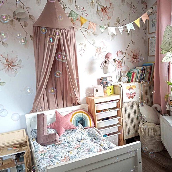 Carta da parati per bambini 300 cm x 280 cm Paradise Garden - Dekornik-image-3