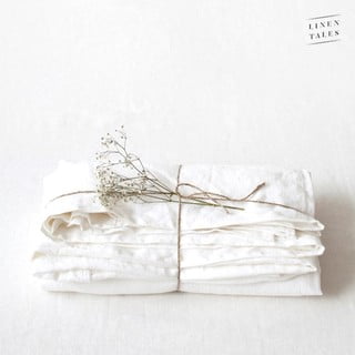 Lenzuolo di lino bianco 270x230 cm White - Linen Tales