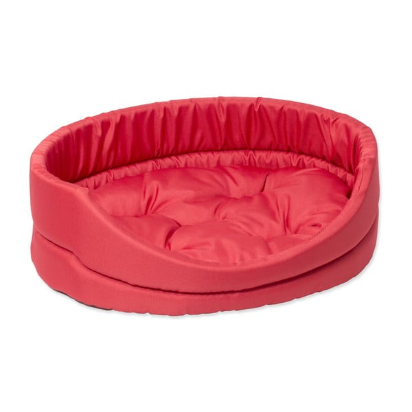 Letto per cani in peluche rosso 40x48 cm Dog Fantasy DeLuxe - Plaček Pet Products