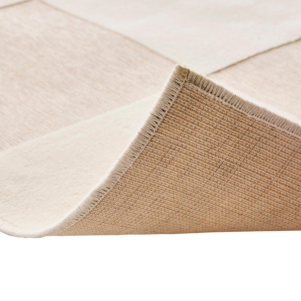 Tappeto beige in misto cotone 140x200 cm Toledo – douceur d'intérieur-image-4