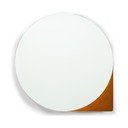 Mobile per bagno color terracotta in metallo da appendere/con specchio 55x55 cm Sonnet – Spinder Design