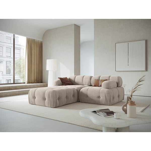 Divano angolare componibile beige Ferento – Cosmopolitan Design-image-2