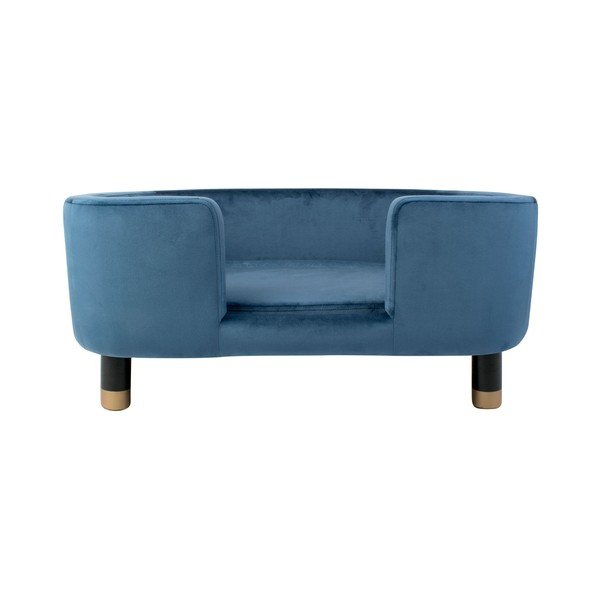Letto per animali in velluto blu 50x74 cm Royal - Leitmotiv