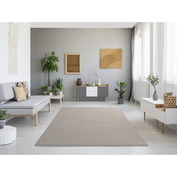 Tappeto beige-grigio 80x150 cm Montana Liso - Universal-image-1