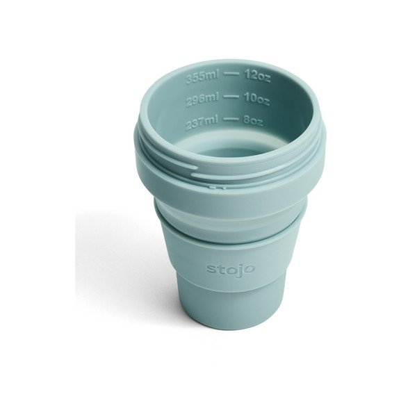 Tazza da viaggio pieghevole blu chiaro Pocket, 355 ml Pocket Cup - Stojo-image-2