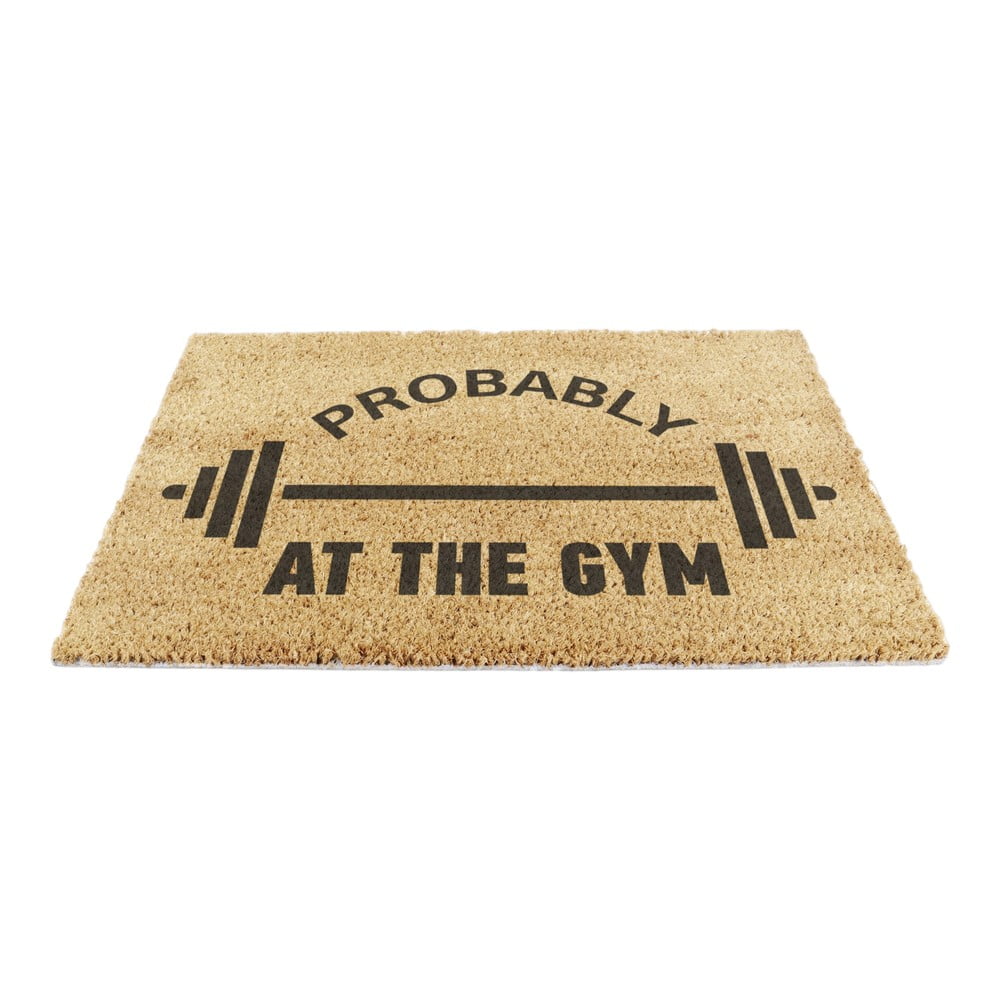 Zerbino in fibre di cocco 40x60 cm Probably At The Gym – Artsy Doormats | Zerbini