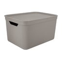 Scatola di plastica con coperchio Deco - Rotho