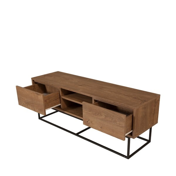 Mobile TV colore in noce 140x50 cm Rodez - Kalune Design-image-2