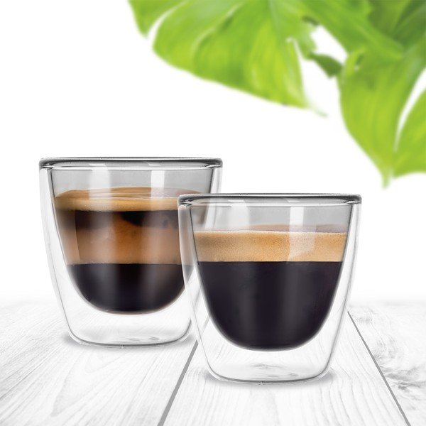 Set di 2 tazzine da espresso in vetro 110 ml - Orion-image-4