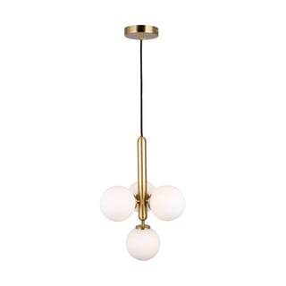 Lampada a sospensione di colore oro, altezza 120 cm Musa - SULION