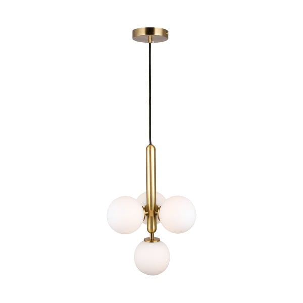 Lampada a sospensione di colore oro, altezza 120 cm Musa - SULION