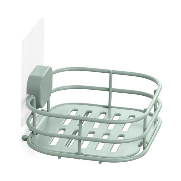 Dispenser di sapone autoportante in metallo color menta Grena - Compactor-image-4