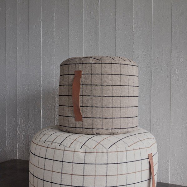 Puof a sacco color crema Grid – OYOY Living Design-image-2