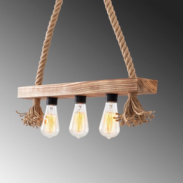 Lampadario di colore naturale Erebos – Opviq lights-image-4