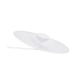 Lampadario LED bianco con paralume in metallo Lund – Candellux Lighting