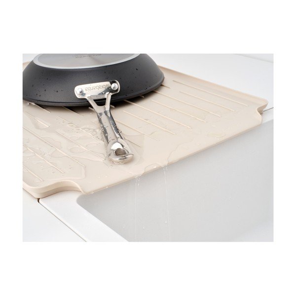 Scolapiatti a due piani beige in metallo 42x51 cm – Brabantia-image-3