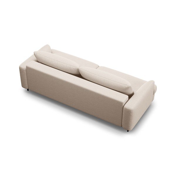 Divano beige allungabile/con contenitore 233 cm Naomi – Micadoni -image-2