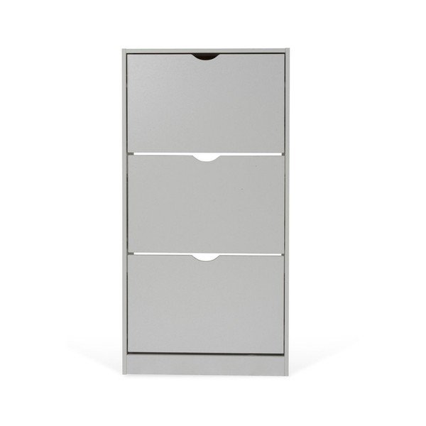 Scarpiera grigia con ante ribaltabili 60x118x24 cm Stelo – Bonami Essentials-image-3