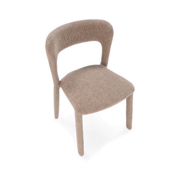 Sedia da pranzo grigio chiaro imbottito Lilia – MOME-image-2