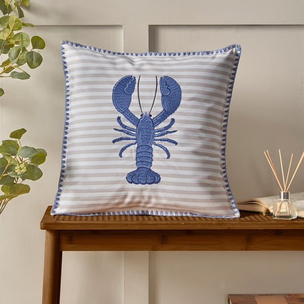 Cuscino per bambini 45x45 cm Lobster Embroidered – Catherine Lansfield-image-1