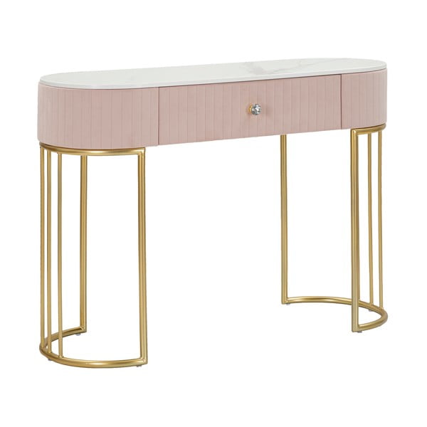 Consolle rosa 100x40 cm Montpellier - Mauro Ferretti-image-2