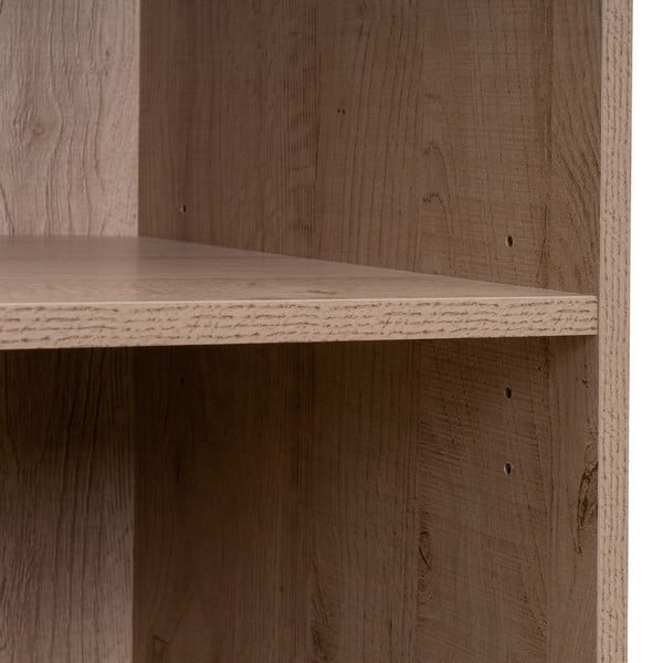 Amardio componibile di colore naturale con effetto rovere a giorno 60x180x45 cm Modular – Casa Selección-image-4