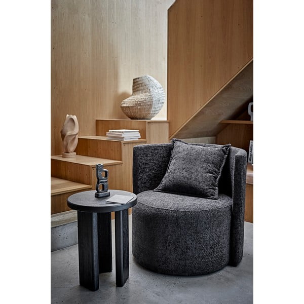 Tavolino rotondo con effetto abete ø 40 cm Mimola – Bloomingville-image-1