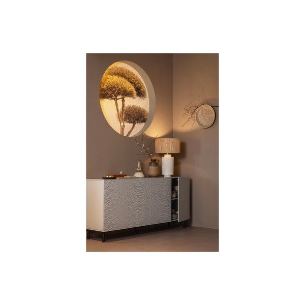 Lampada da tavolo in colore crema-naturale (altezza 63 cm) Pointed - BePureHome-image-1