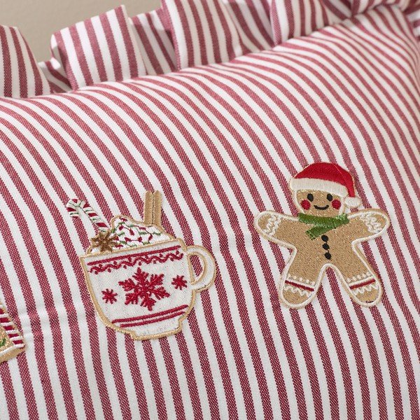 Cuscino decorativo a tema natalizio 30x50 cm Christmas Gingerbread Stripe – Catherine Lansfield-image-3