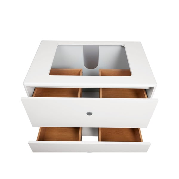 Mobile sospeso bianco con lavabo senza miscelatore 80x62 cm Color Bath - Tom Tailor-image-3