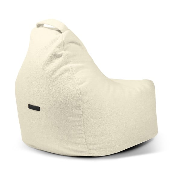 Puof a sacco marrone con rivestimento in bouclé Play Amuse – SLOWDOWN-image-4