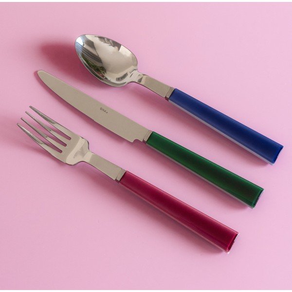 Posate verdi in acciaio inox 16 pz per 4 persone Poppy – ONA-image-3