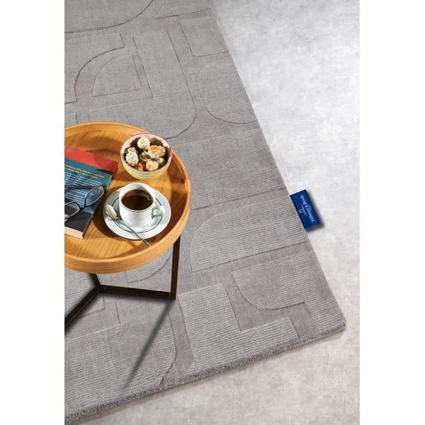 Tappeto grigio in lana tessuto a mano 120x170 cm Alexis - Villeroy&Boch-image-2