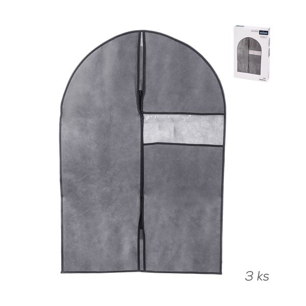 Custodie per abiti in set 3 pz 90 cm Urovnejto – Orion