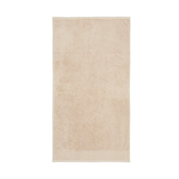 Asciugamano in cotone beige 50x85 cm - Bianca