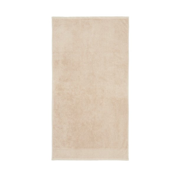 Asciugamano in cotone beige 70x120 cm - Bianca