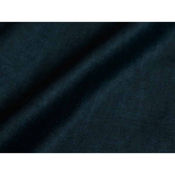 Poggiapiedi componibile blu scuro con rivestimento in velluto Martina – Micadoni -image-3