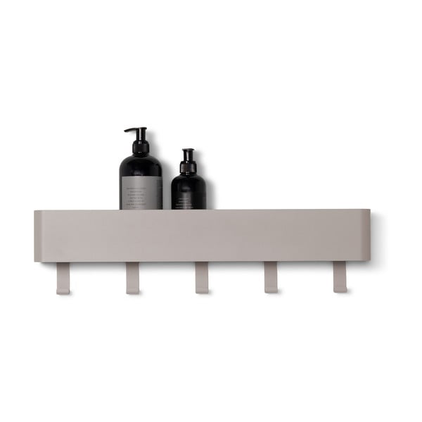 Mensola da bagno in acciaio grigio chiaro montata a parete Multi - Spinder Design