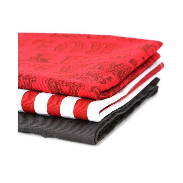Asciugamani in cotone in set da 3 40x60 cm Carnival - Premier Housewares-image-1