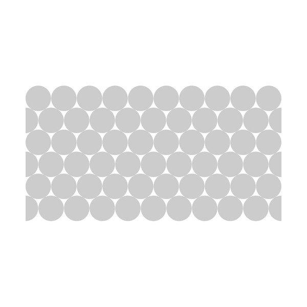 Set di adesivi per finestra 50 pz 10x10 cm Clackout Circle – Ambiance-image-2