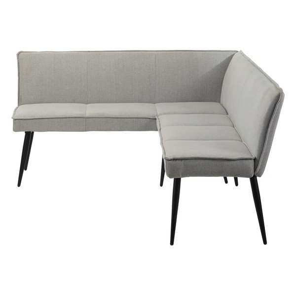 Panchina grigio chiaro in metallo/in imbottito Watford – Støraa-image-4