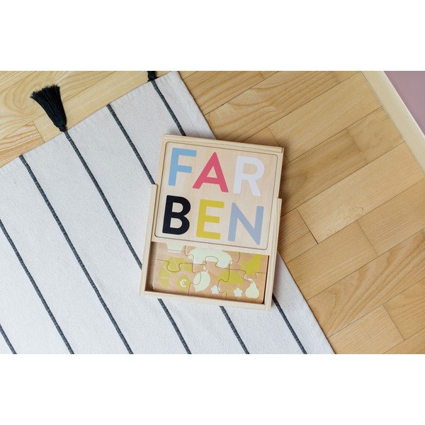 Puzzle per bambini in legno Colours - Kindsgut-image-3