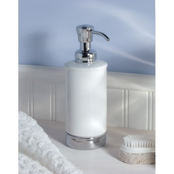 Distributore di sapone bianco con pompa York - iDesign-image-1