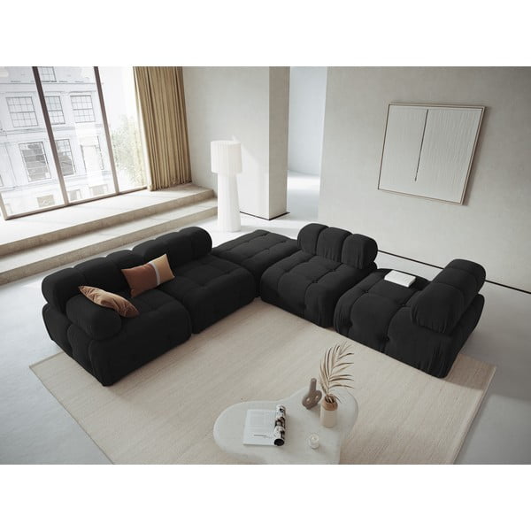 Divano componibile nero Ferento – Cosmopolitan Design-image-1