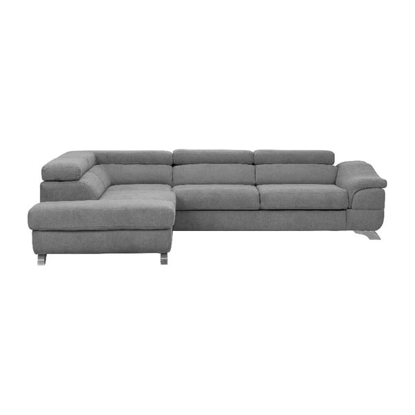 Divano letto Gamma grigio chiaro, angolo sinistro - Windsor & Co Sofas