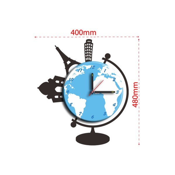 Orologio da parete World, 40 x 48 cm - Mauro Ferretti-image-2