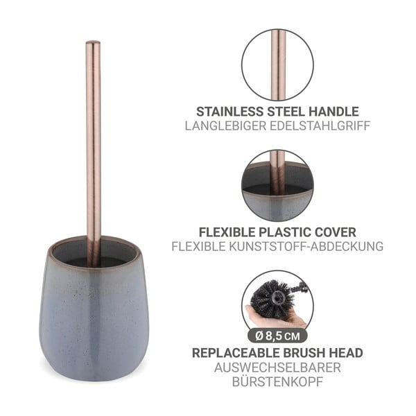 Scopino WC grigio in ceramica Sirmione – Wenko-image-2