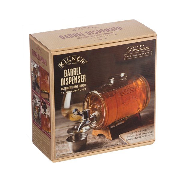 Distributore automatico di vetro a forma di barile , 1 l - Kilner-image-1