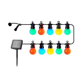 Catena luminosa 10 lampadine lunghezza 300 cm Lucas Multi - Sirius