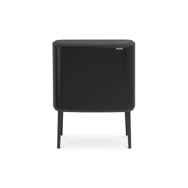 Cestino per la spazzatura in acciaio in nero opaco touch 36 l Bo Touch Bin – Brabantia-image-4